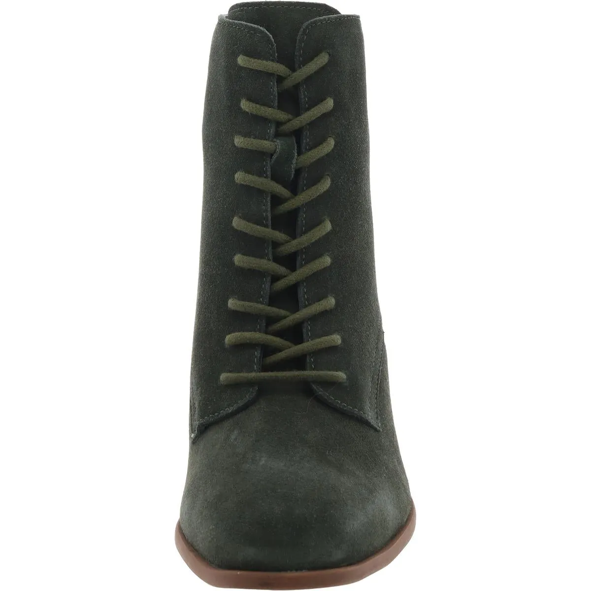 Edda Womens Lace-Up Faux Suede Combat & Lace-Up Boots