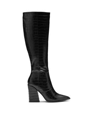 Edora Black Croc *FINAL SALE*