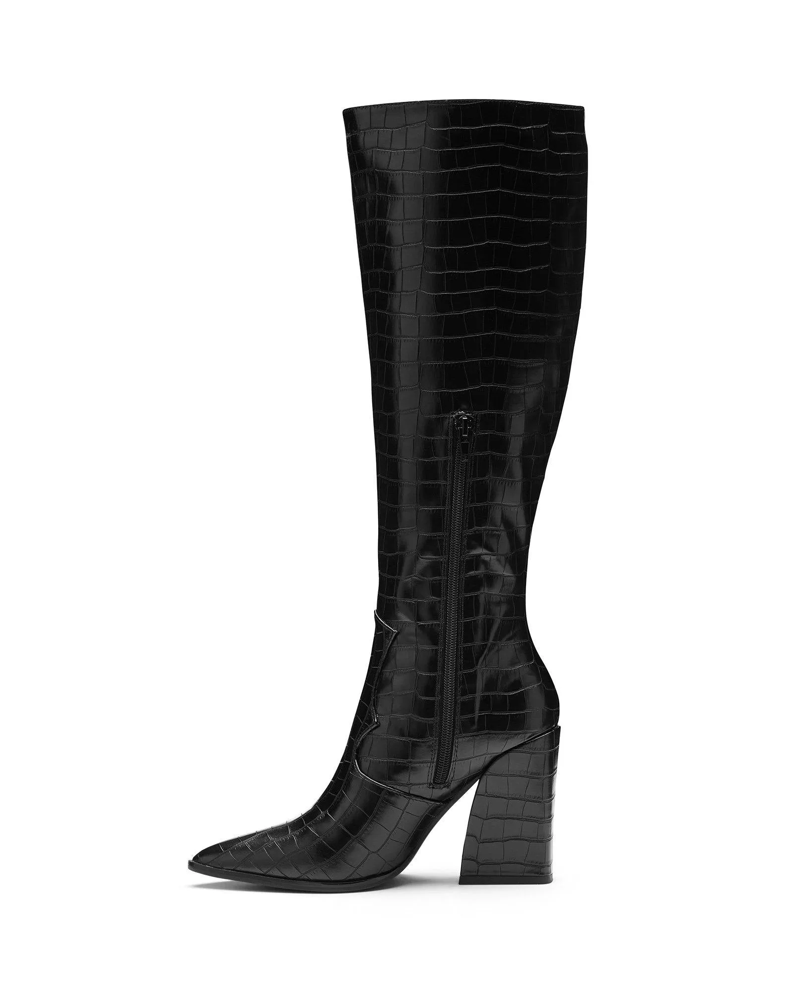 Edora Black Croc *FINAL SALE*