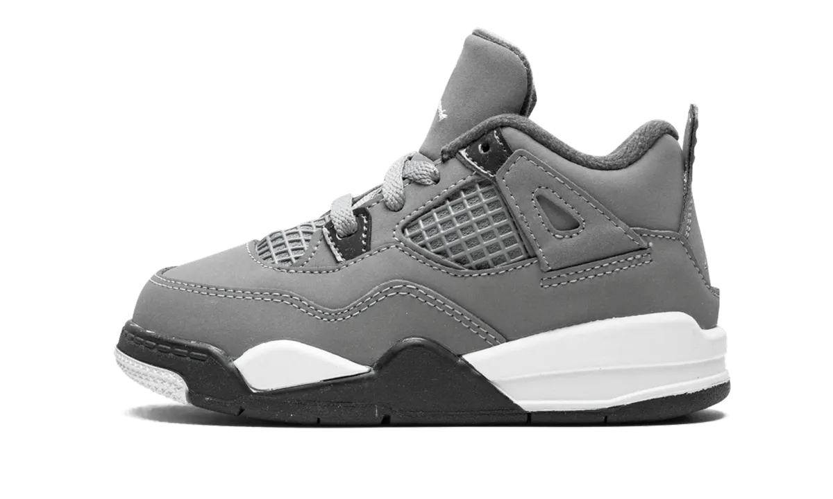 Limited Time Offer Elegant Jordan 4 Retro TD "Cool Grey" 1-month sale Zipper Closure