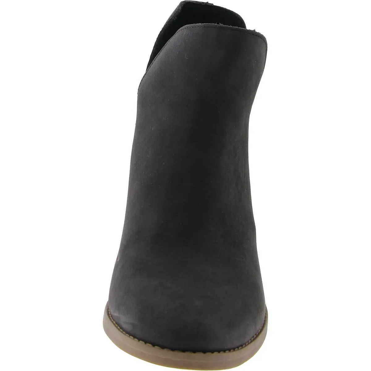 ELIZA Womens Leather Wedge Heel Shooties