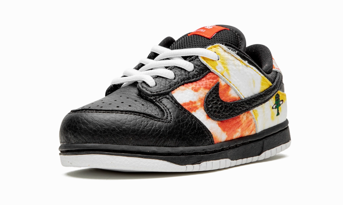 Quilted, Exclusive Drop, Lightweight Design SB Dunk Low QS (TD) "Tie-Dye Rayguns 2019 - Black"