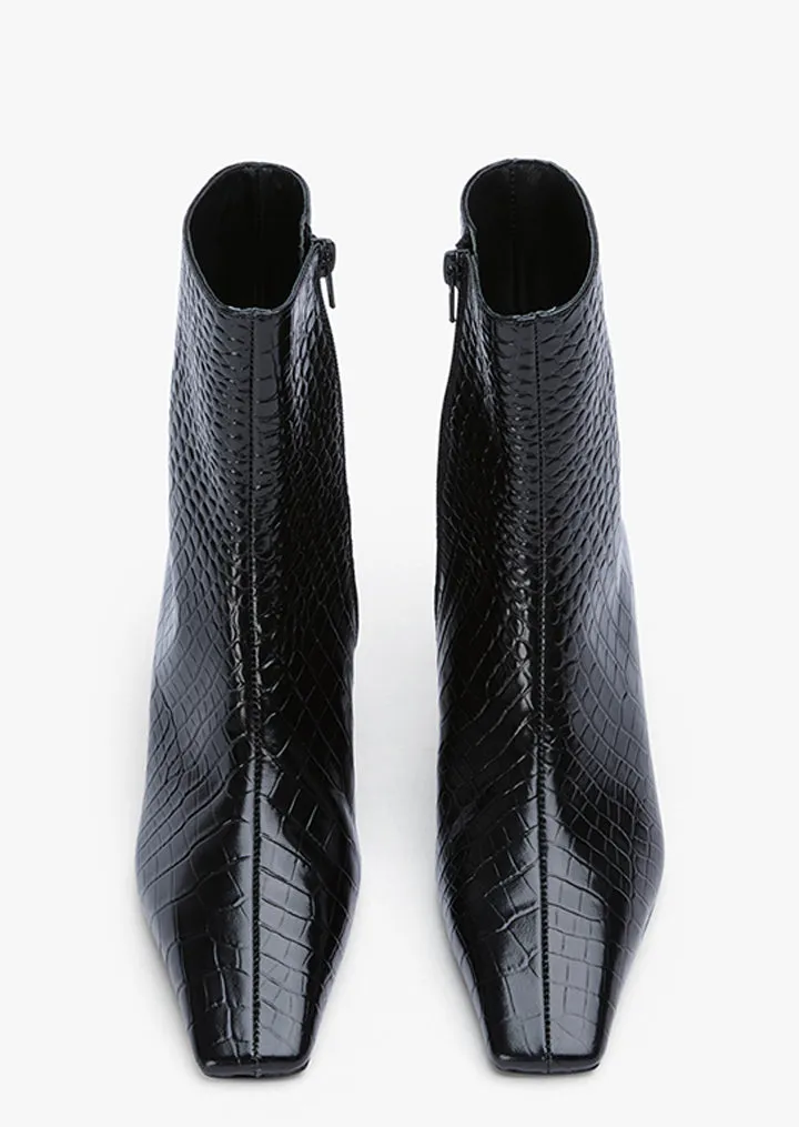 Estelle Black Croc