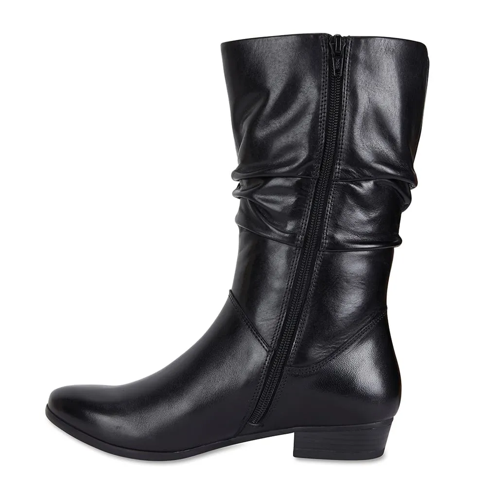 Ethan Boot in Black Leather