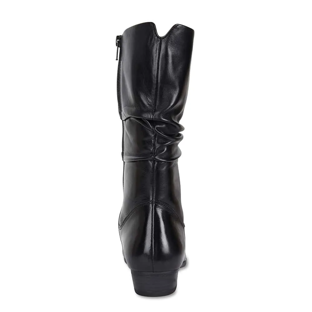 Ethan Boot in Black Leather