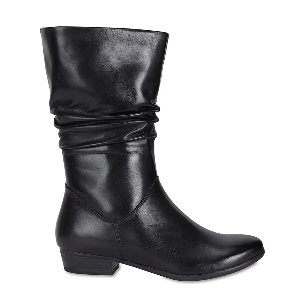 Ethan Boot in Black Leather
