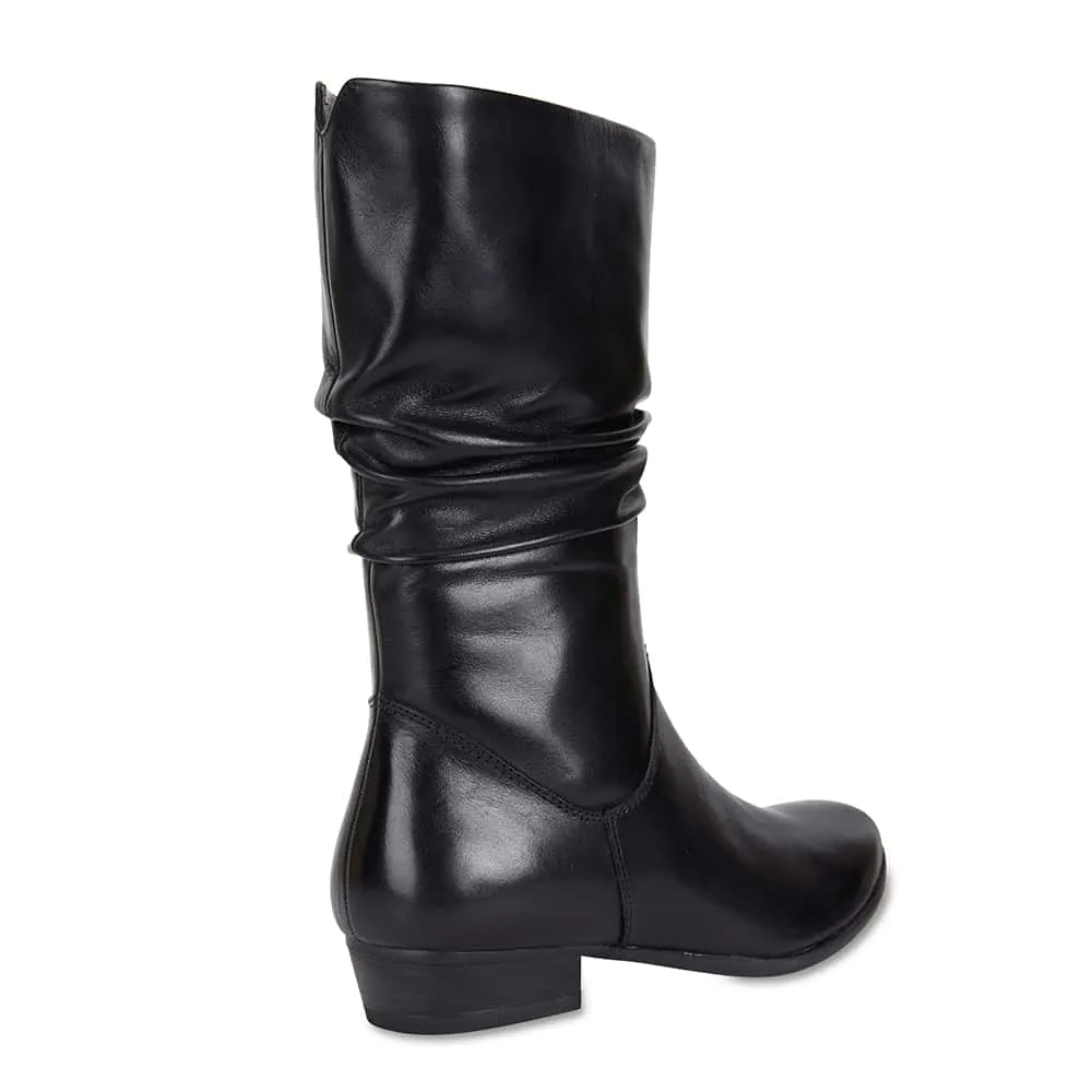 Ethan Boot in Black Leather