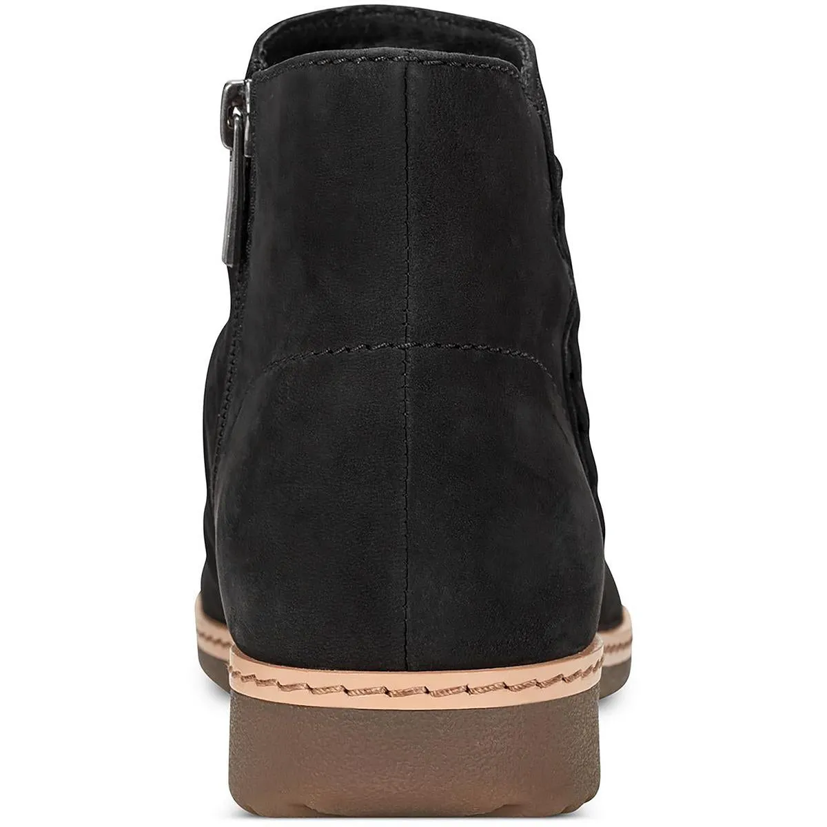 ETHILAREE Womens Zipper Faux Leather Booties