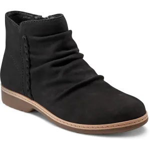 ETHILAREE Womens Zipper Faux Leather Booties