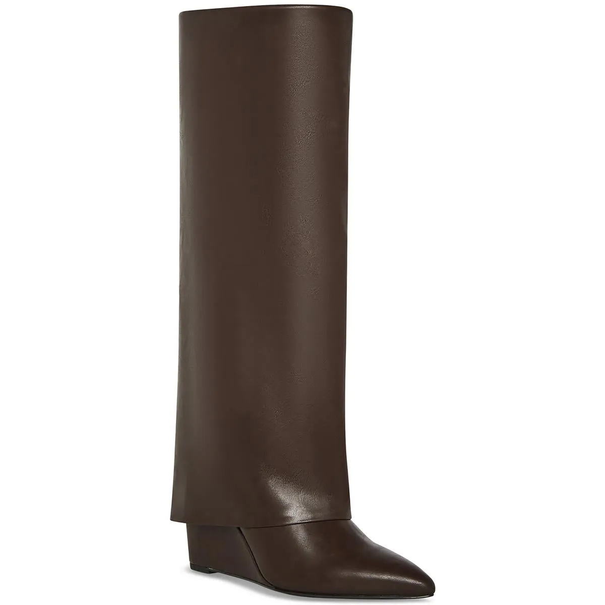 EVANNDER Womens Snake Print Textured Knee-High Boots