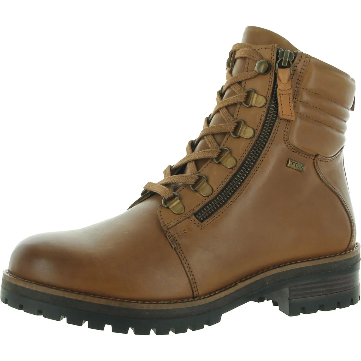 Everett Womens Leather Lace up Ankle Boots