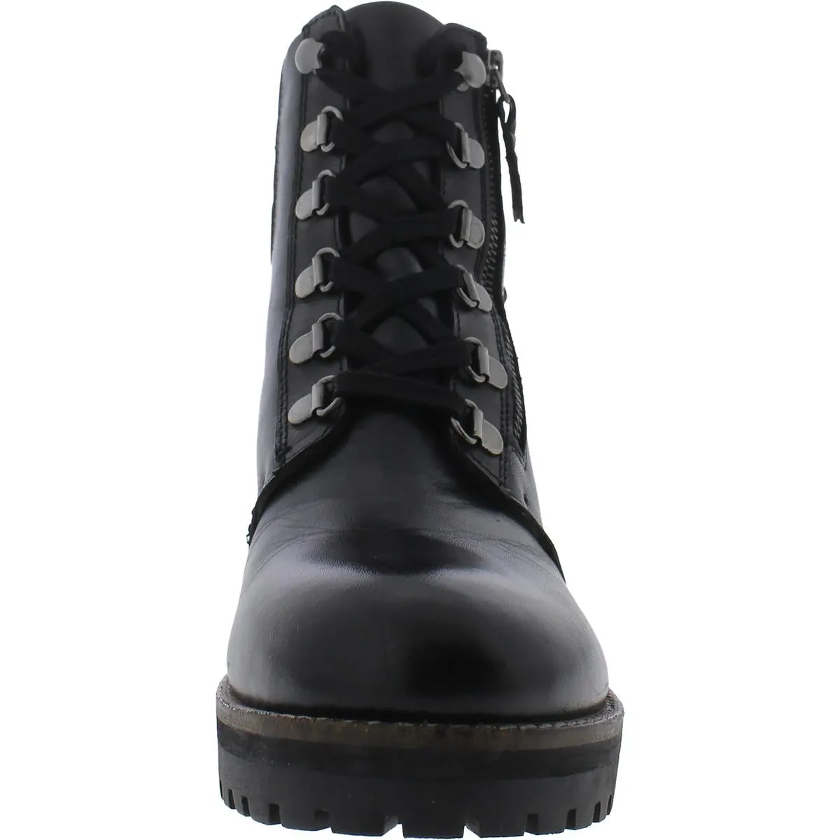Everett Womens Leather Lace up Ankle Boots
