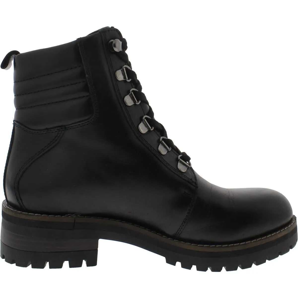 Everett Womens Leather Lace up Ankle Boots