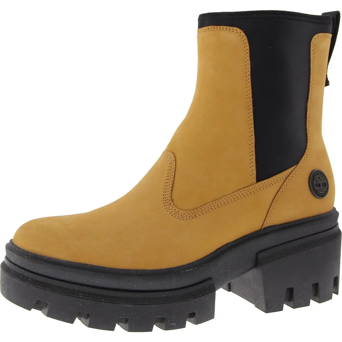 Everleigh Womens Stretch Nubuck Chelsea Boots