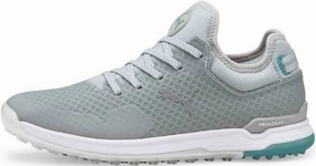 Elegant Simplicity Everyday New Puma Women's PROADAPT ALPHACAT Golf Shoes Silver MSP$130 Travel Must-Pack