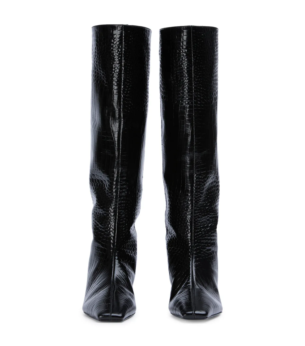 Evysa Black Croc