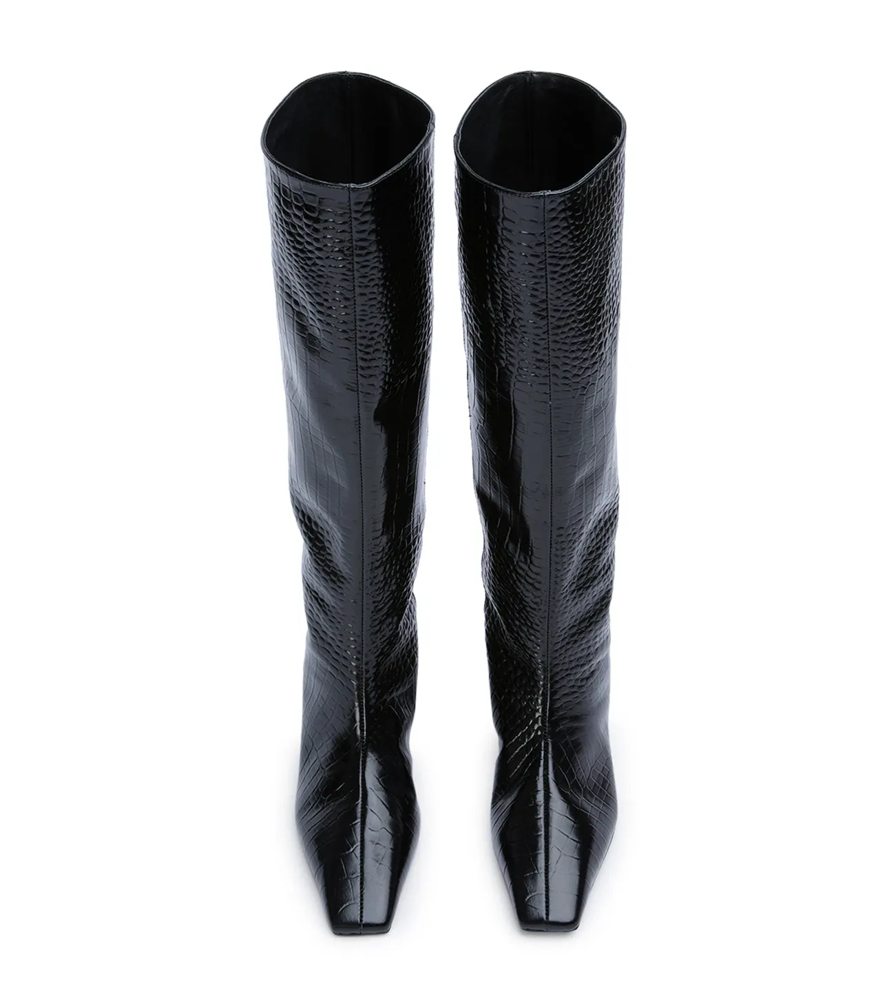 Evysa Black Croc
