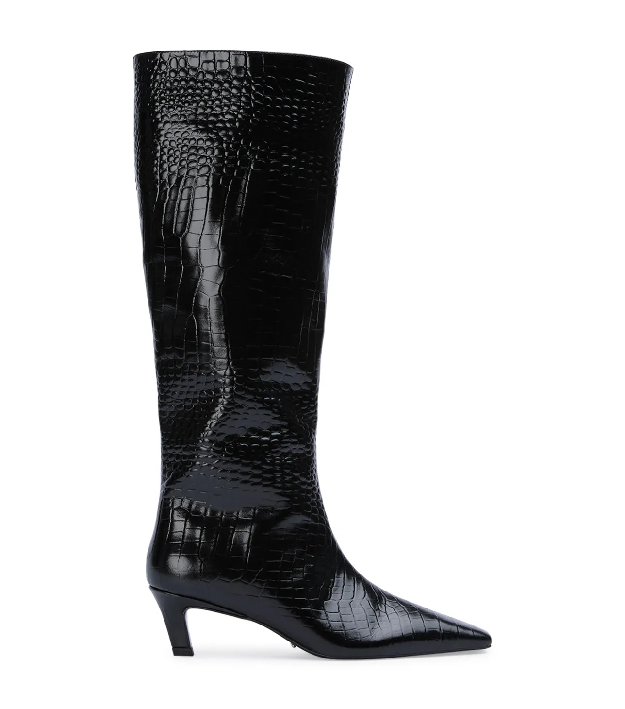 Evysa Black Croc