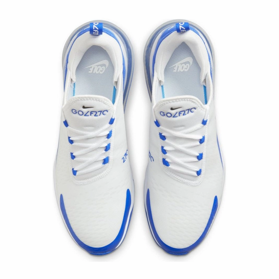 Metallic Leather Nike Air Max 270G Golf Shoes CK6483 Cotton