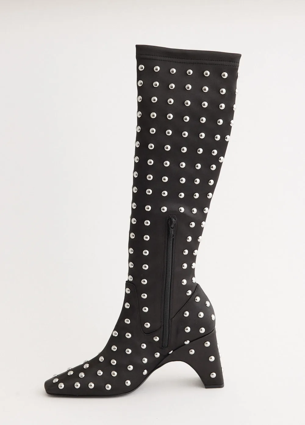 Studded Bridge Stretch Boots Luxury, Best Deal Online, Claim Your Deal