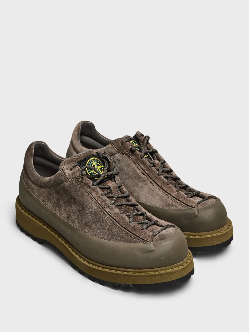 Reinforced Base, Expandable S100130 Low Top Sneakers in Military Green