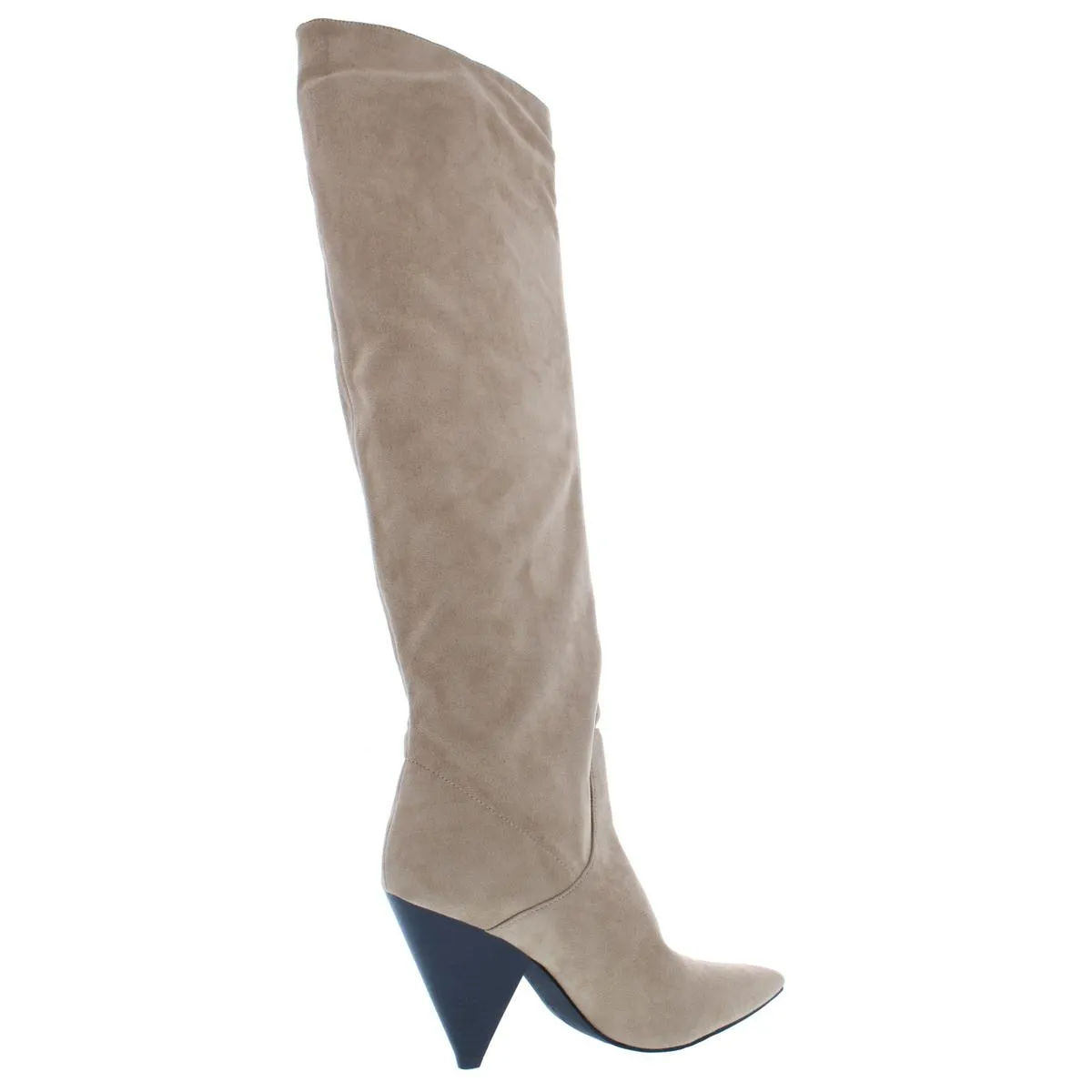 Fayen Womens Solid Pointed Toe Knee-High Boots