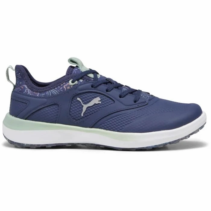 Cork Featured Customization New Women's Puma Liberty Ignite Malibu Golf Shoes - Navy/Silver MSP$120 Seasonal collaboration Raffia