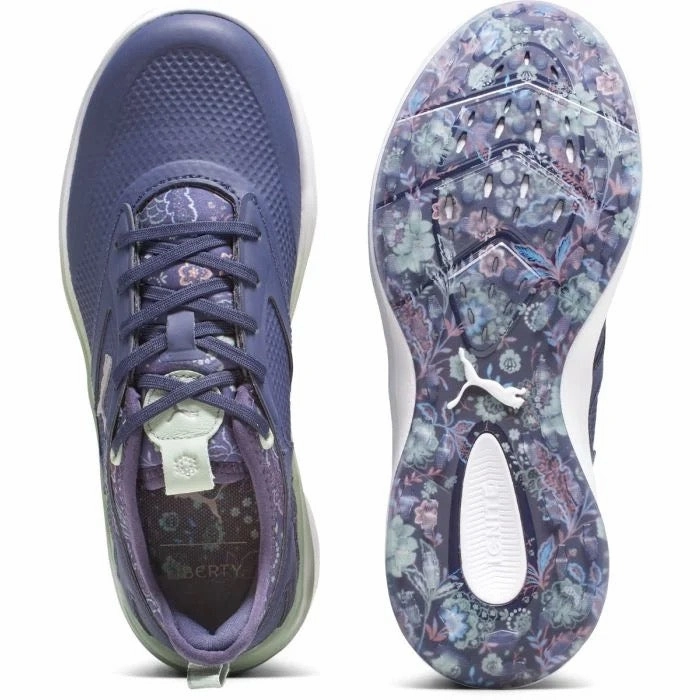 Denim New Women's Puma Liberty Ignite Malibu Golf Shoes - Navy/Silver MSP$120