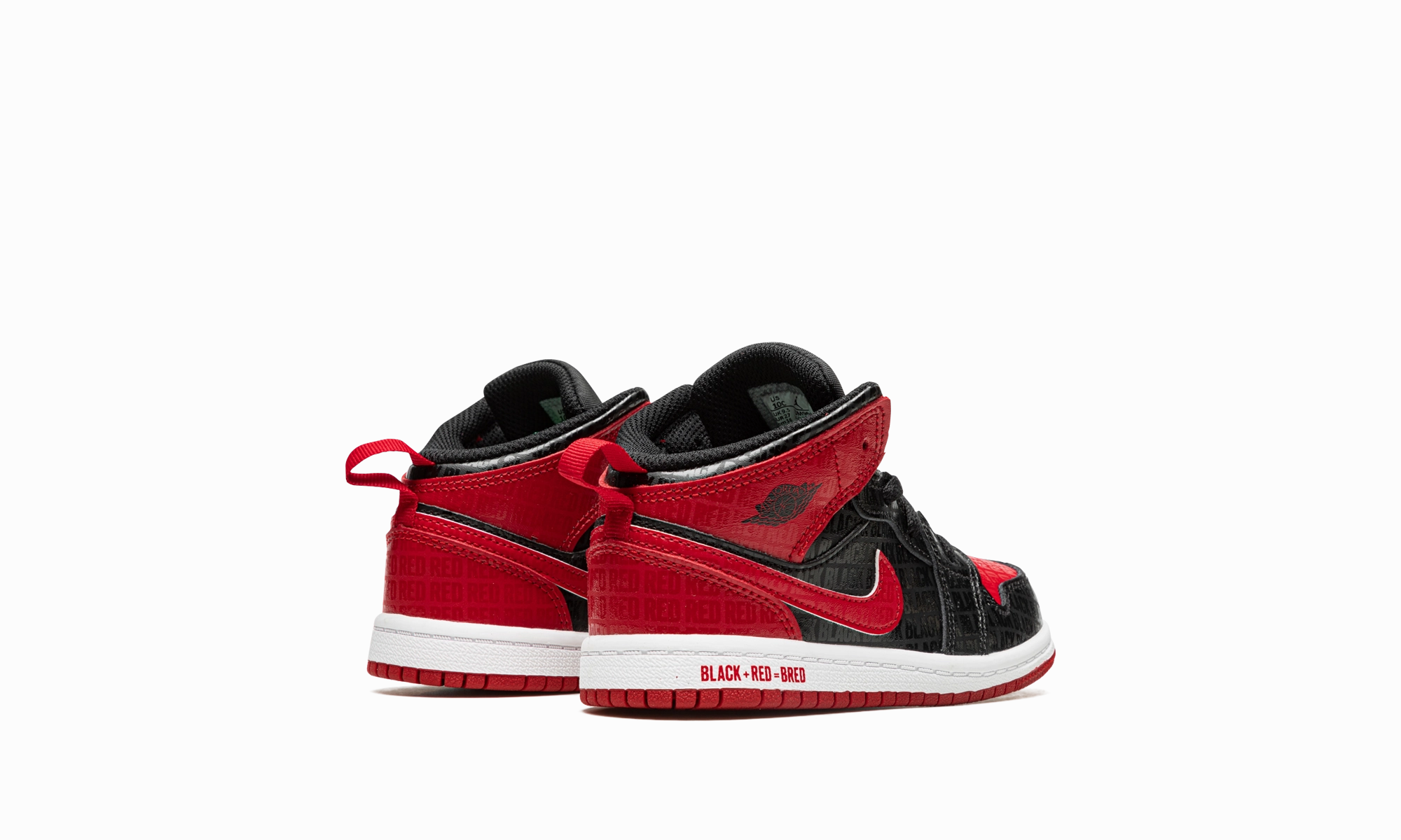 Perfect At Home Jordan 1 Mid SS TD "Bred"