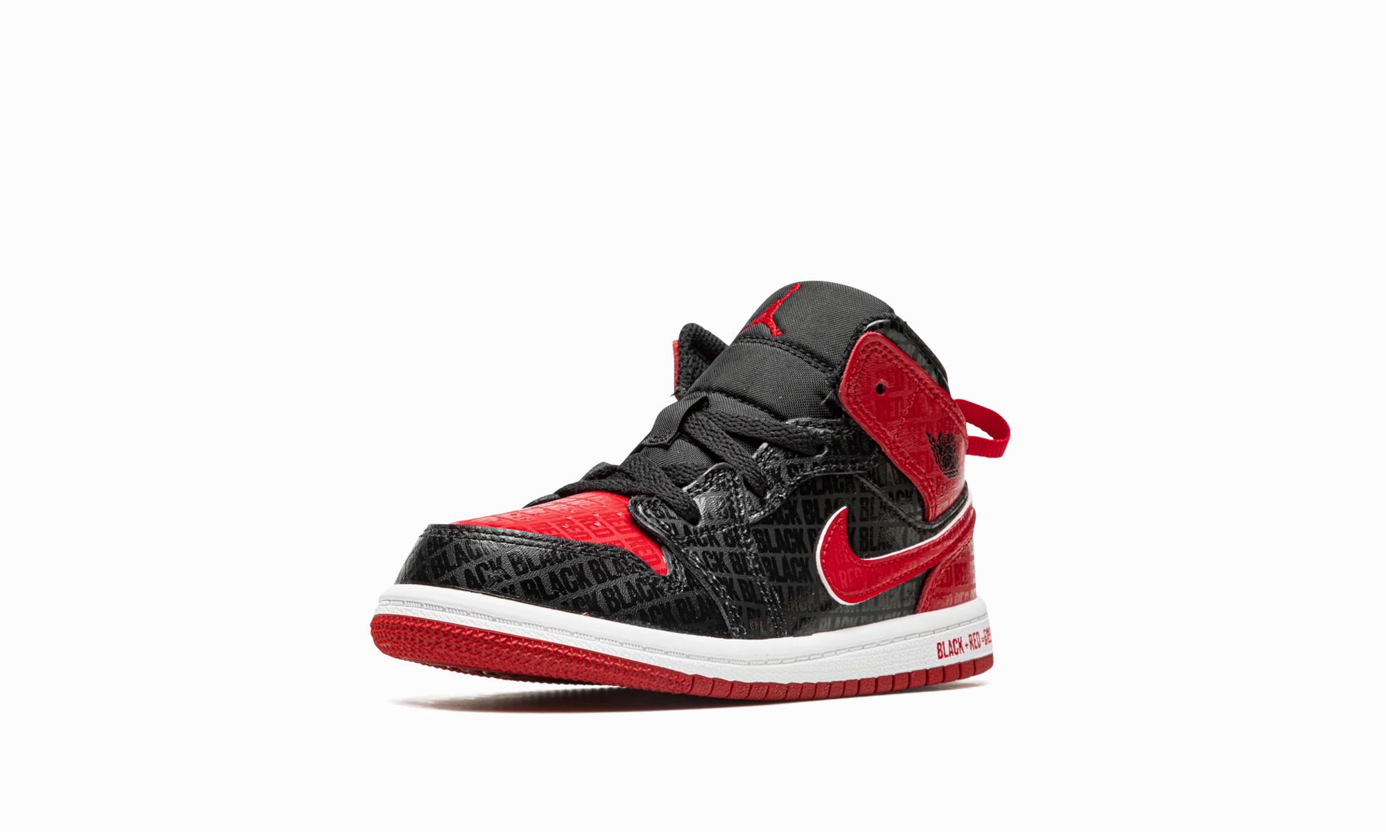 Strap Slider Jordan 1 Mid SS TD "Bred"