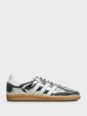Fan Favorite Fixed deal Samba OG W Sneakers in Silver Metallic, Cloud White and Core White Viral on YouTube