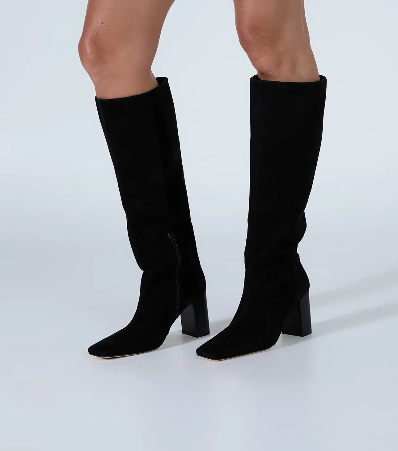 Flex Black Suede