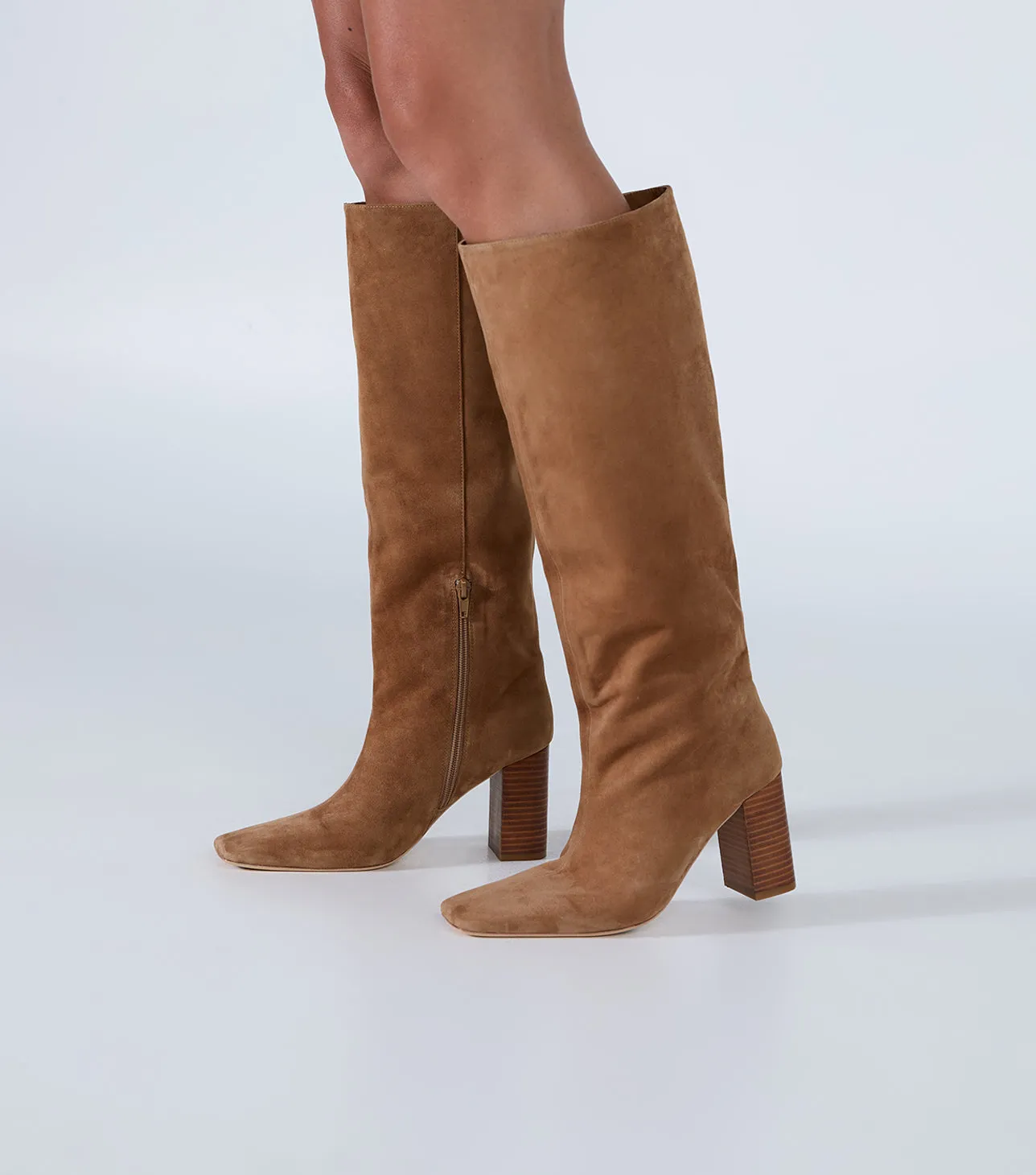 Flex Taupe Suede