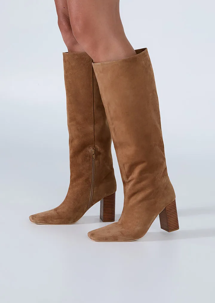 Flex Taupe Suede