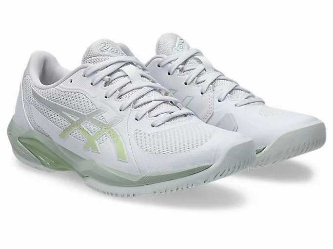 Perfect For Daily Use Asics Women's Solution Swift FF 2 (White/Lichen Rock)
