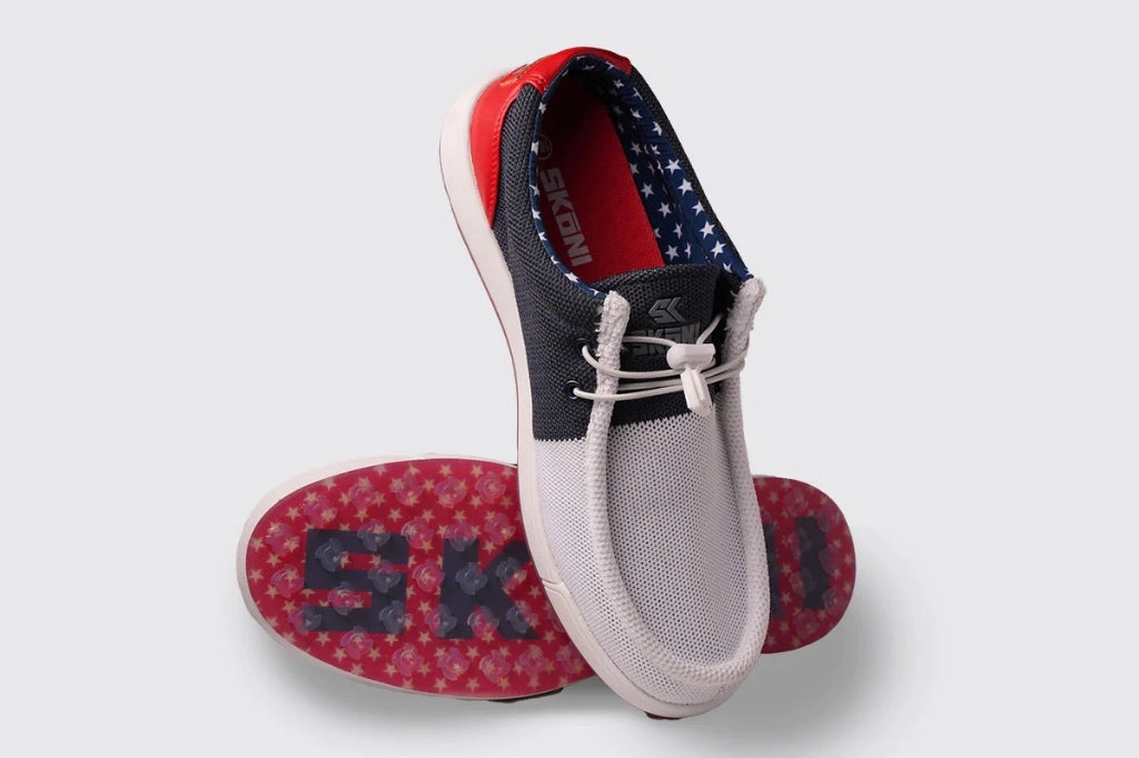 Your Ideal Choice New Skoni Women's Golf Shoe- Red/White/Blue
