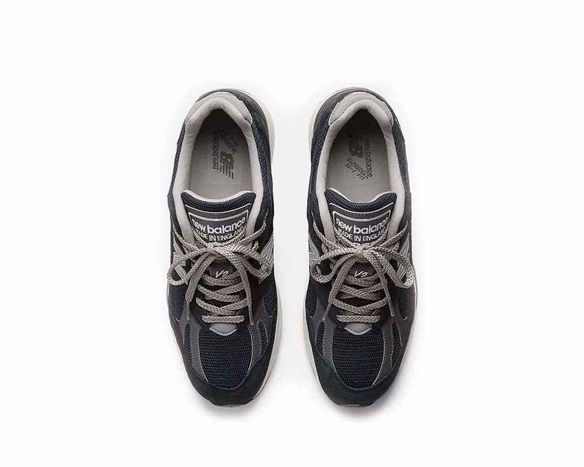 Smooth Finish, Lightweight Crossbody Bag New Balance 991v2 Made in UK Dark Navy