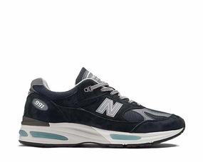 Casual Free upgrade New Balance 991v2 Made in UK Dark Navy Gifts Included Multiple Compartments
