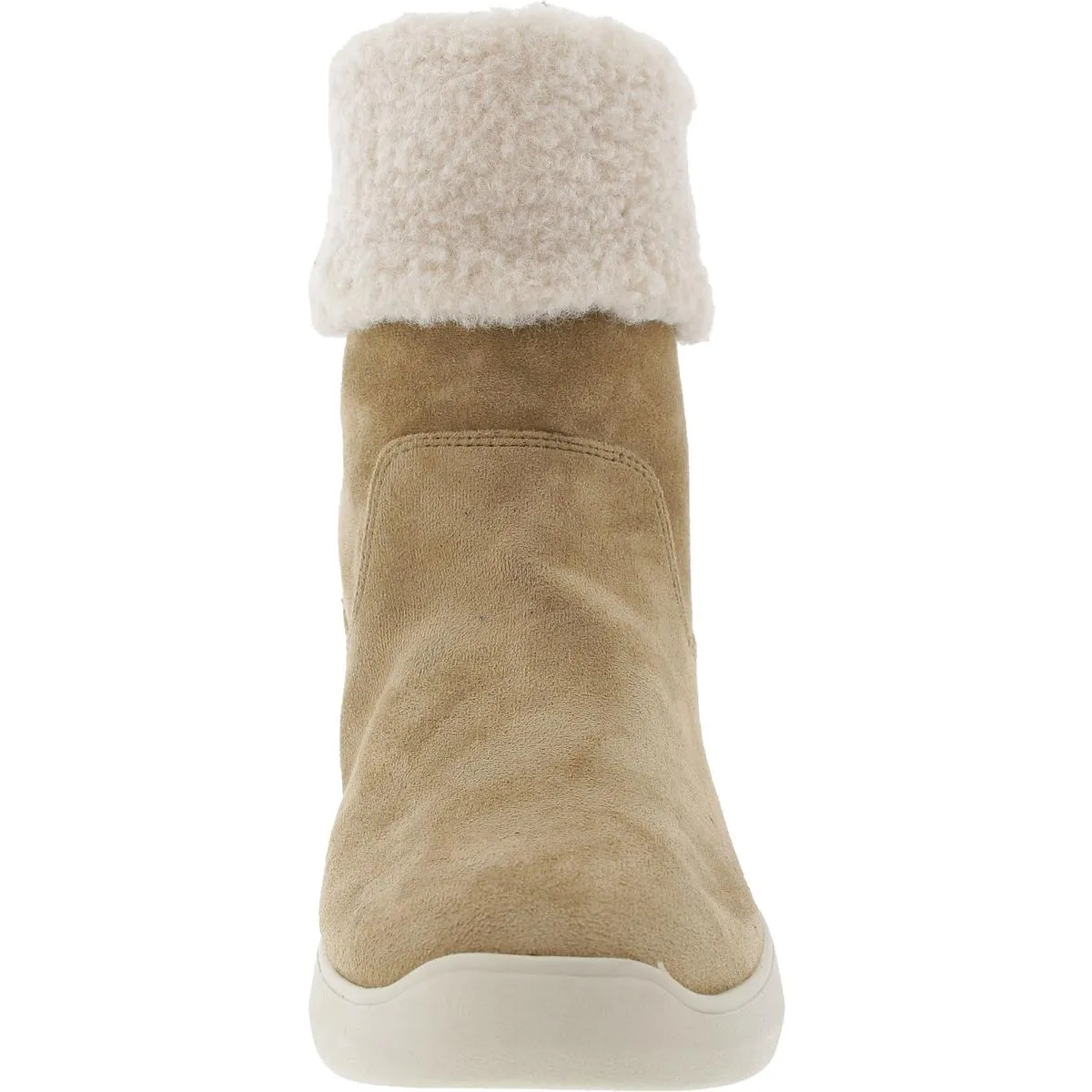 Frizby Womens Faux Fur Lined Faux Suede Shearling Boots