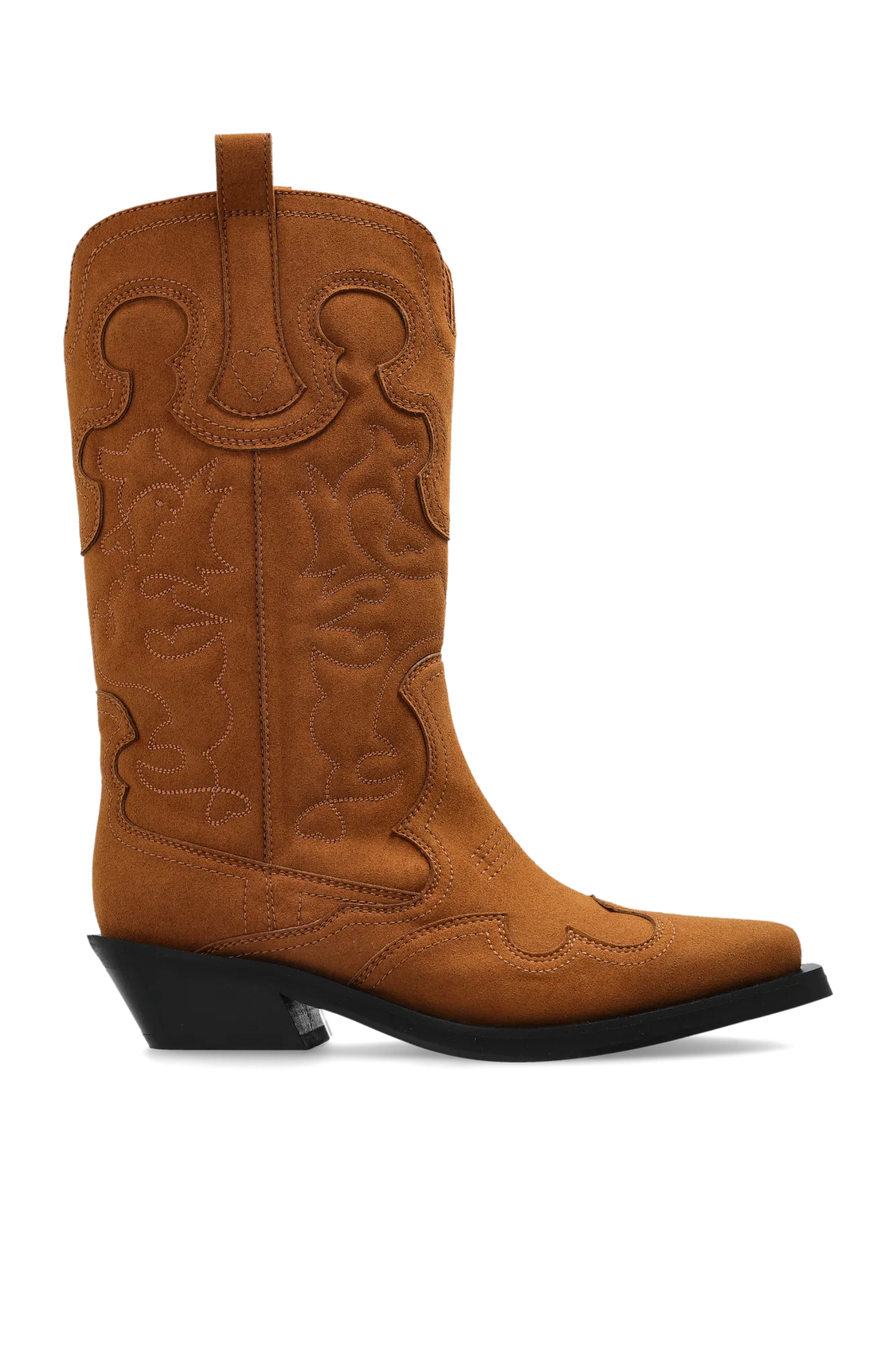 Ganni Patterned Cowboy Boots