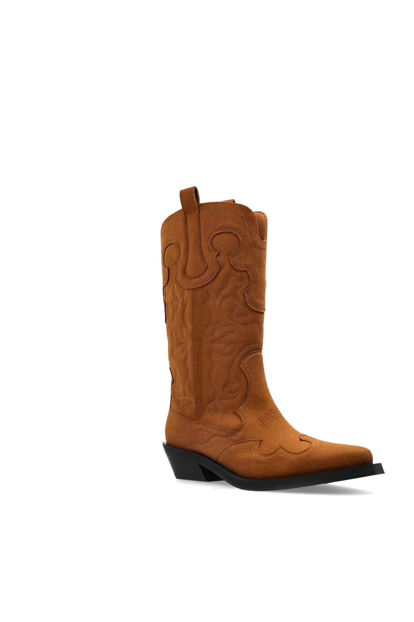 Ganni Patterned Cowboy Boots