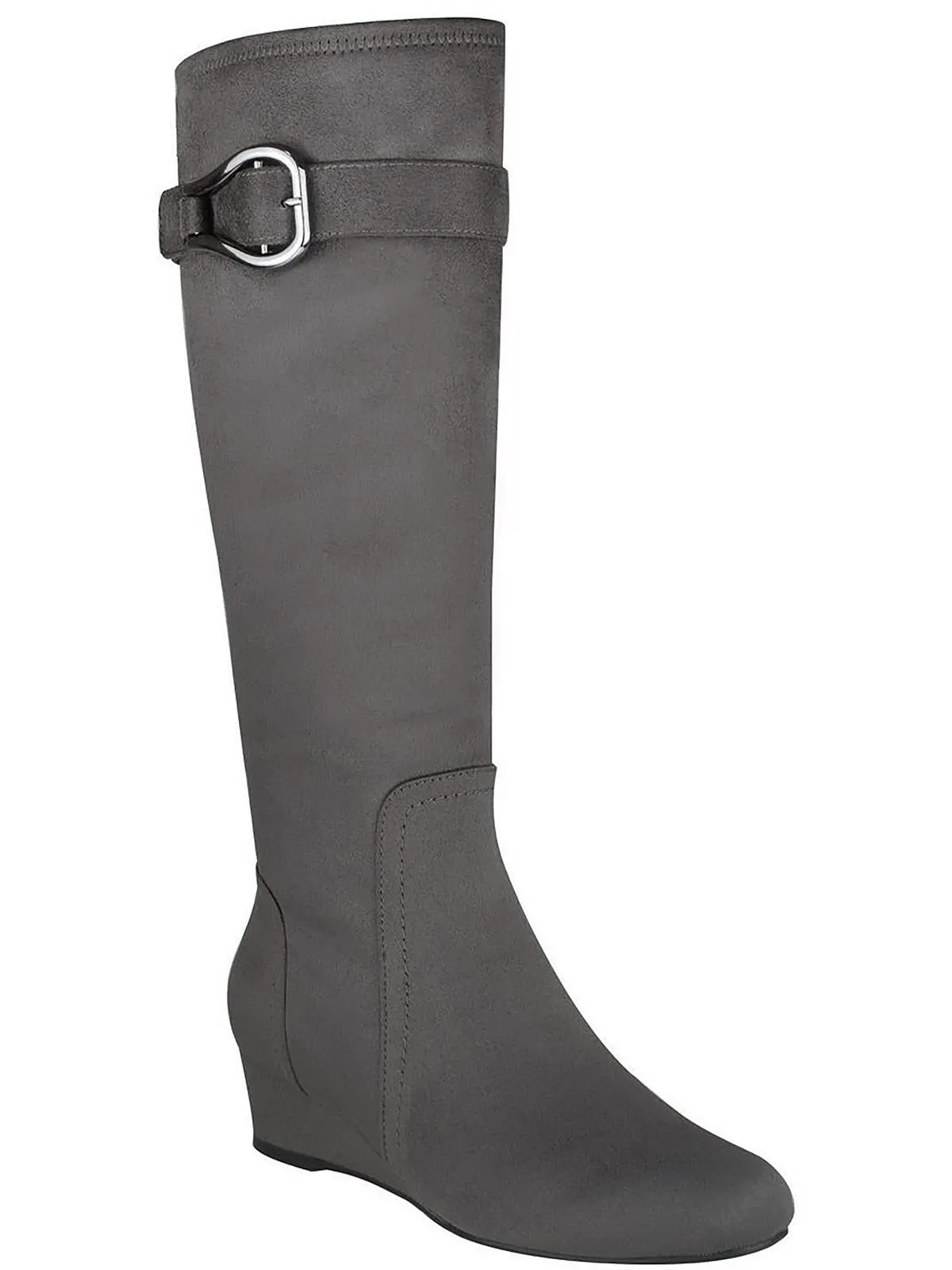 GELSEY Womens Textile Manmade Knee-High Boots