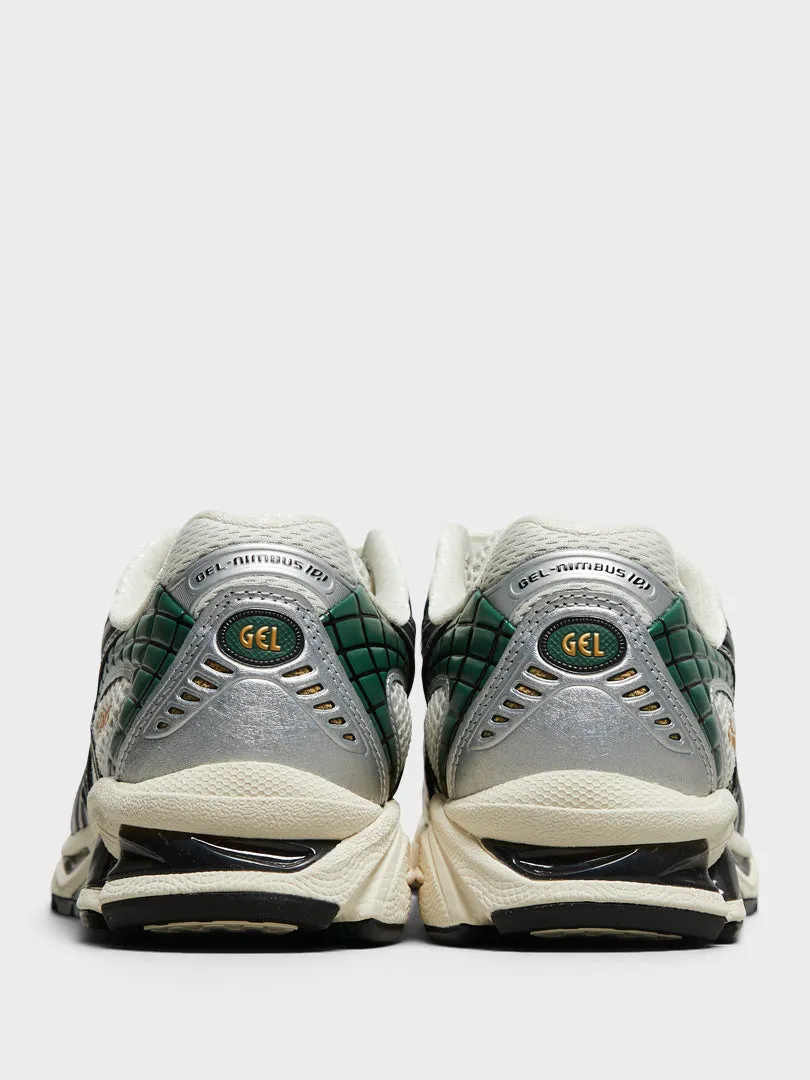 Jute Gel-Nimbus 10.1 Sneakers in Cream and Grove