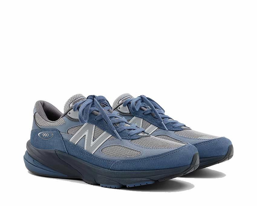 Style Delivered, Metallic, Fold-Over Flap New Balance 990v6 Made in USA "Vintage Indigo"