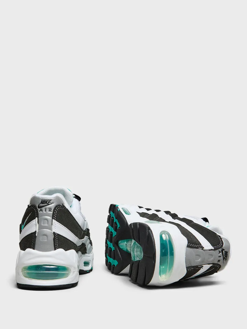Ready For The Outdoors Air Max 95 OG Sneakers in White and Black