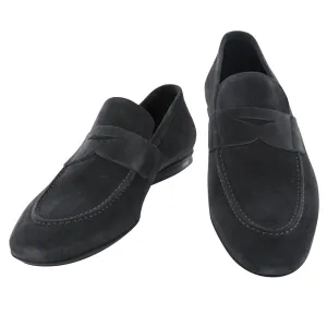 Gone in a Flash Fiori Di Lusso Gray Penny Loafers Office Style Trolley Sleeve, Back Slot, Hardware Detail