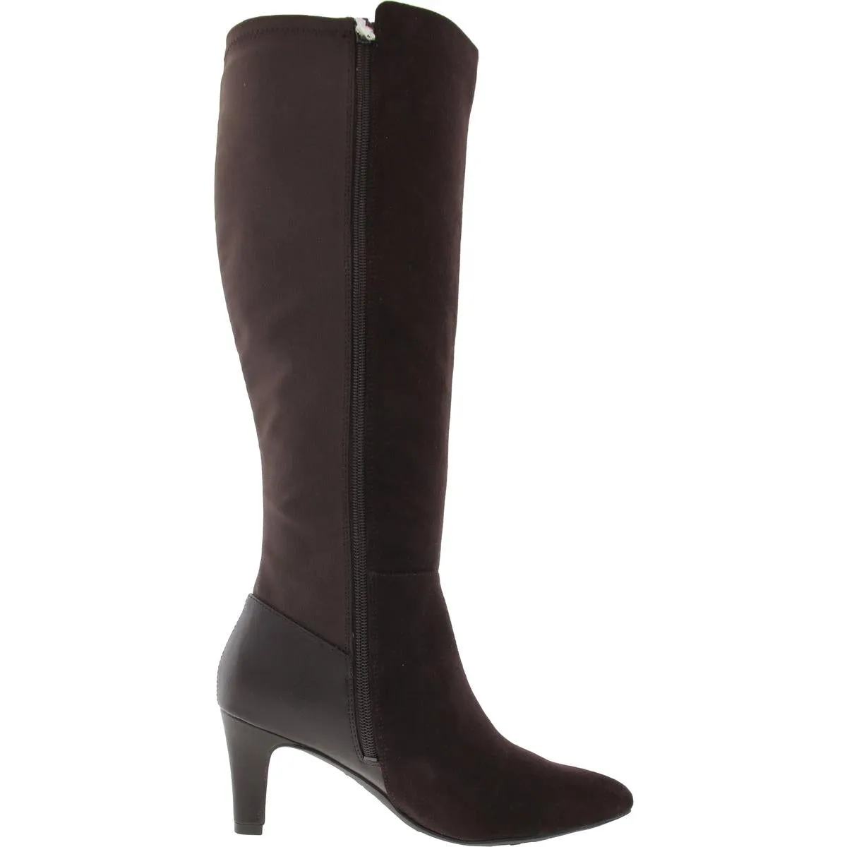 GRACIE  Womens Two Tone Manmade Knee-High Boots