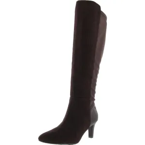 GRACIE  Womens Two Tone Manmade Knee-High Boots