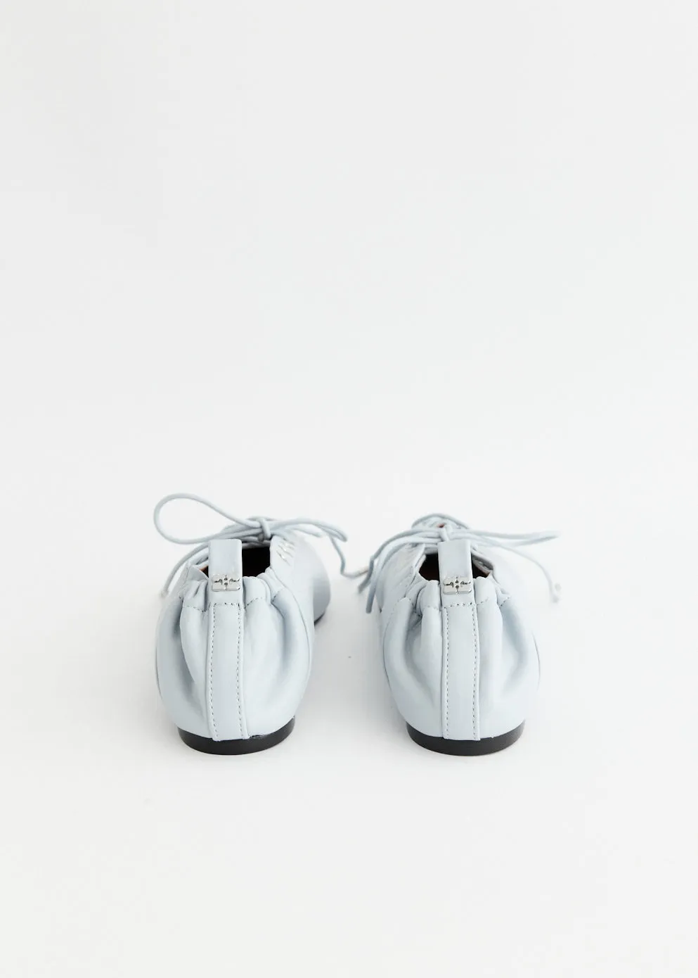 Eyelets Lace Up Ballerinas The Smart Buy