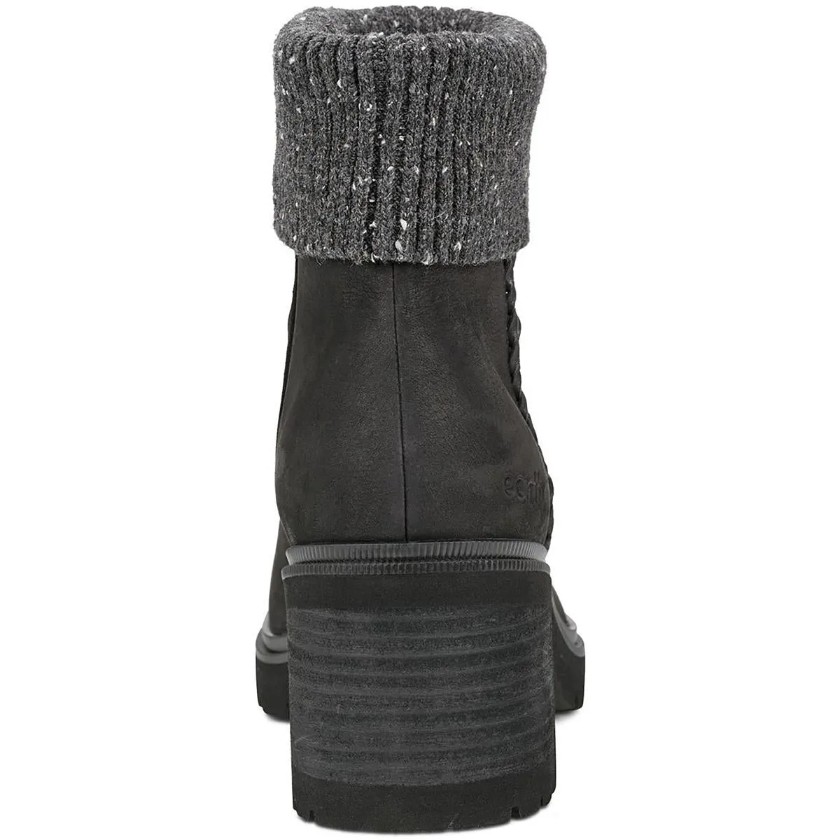 Gresa Womens Block Heel Faux Fur Booties